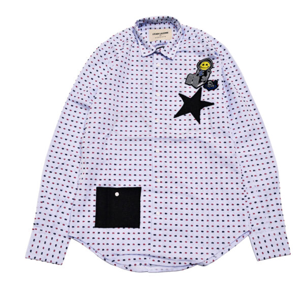 【STARLEONE TOKYO】LEOROBO STAR LONG SHIRT【BLUE】