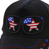 【STARLEAN TOKYO】SUNGLASSES USA MESH CAP【BLACK】 - 画像 (3)