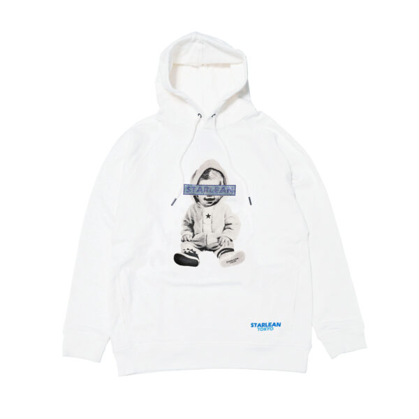 【STARLEAN TOKYO】SWALLOW LOGO BABY HOODIE【WHITE】