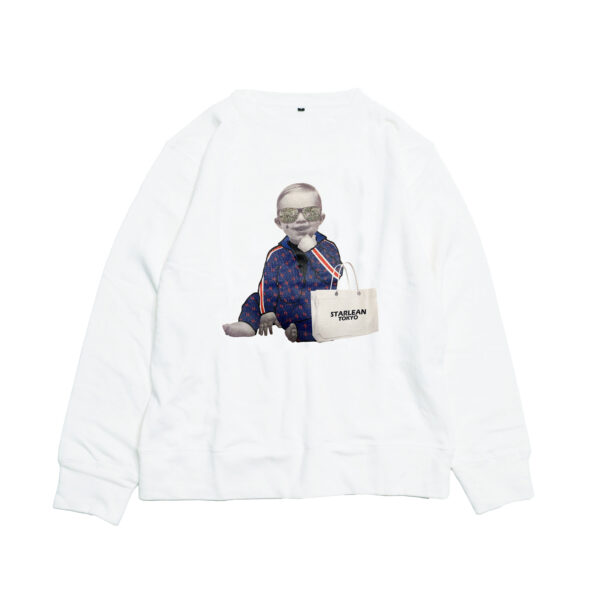 【STARLEAN TOKYO】JERSEY BABY SWEAT【WHITE】